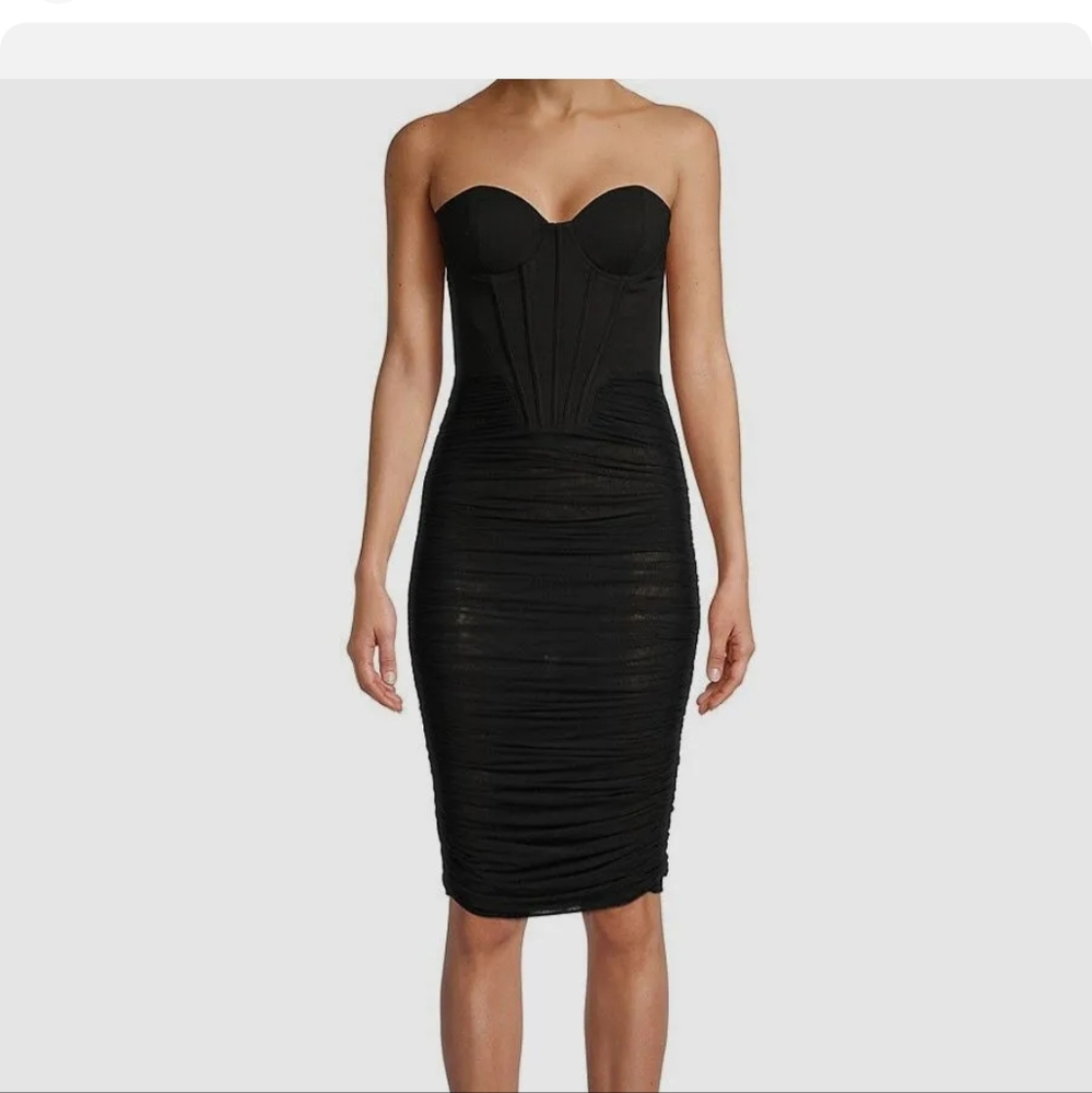 Lavish Alice bustier cocktail dress STRETCH
